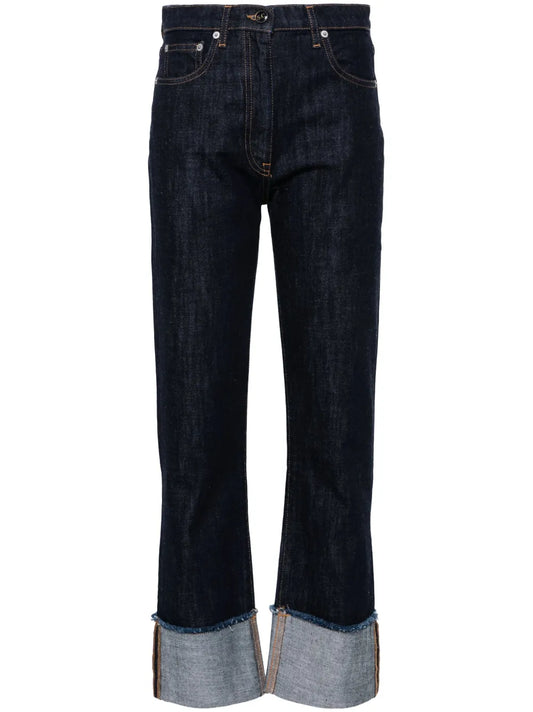Turn-Up Hem Jeans