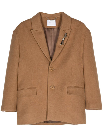 Bijoux-Pin Felted Coat