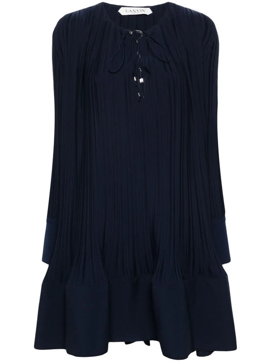 Pleated Midi Dress