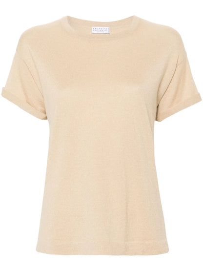 Metallic-Threading T-Shirt
