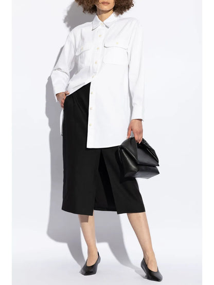 Long-Sleeve Cotton Shirt