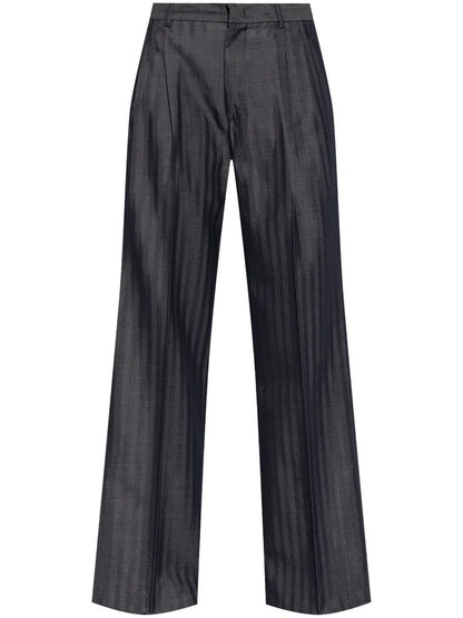 Straight-Leg Tailored Trousers