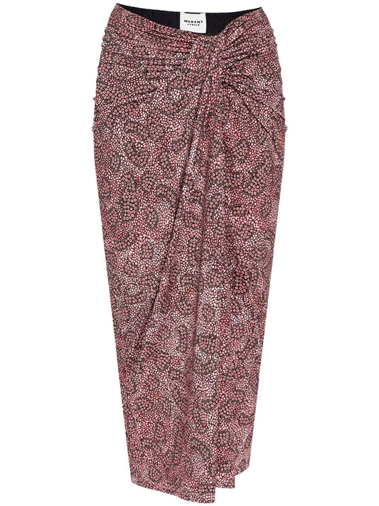 Jeldia Graphic-Print Midi Skirt