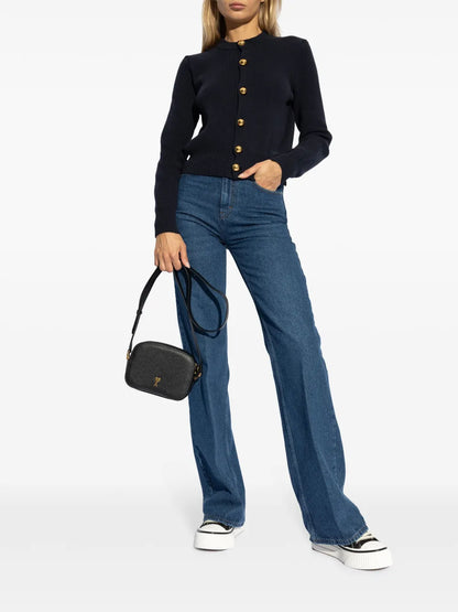 Logo-Embroidered Cardigan