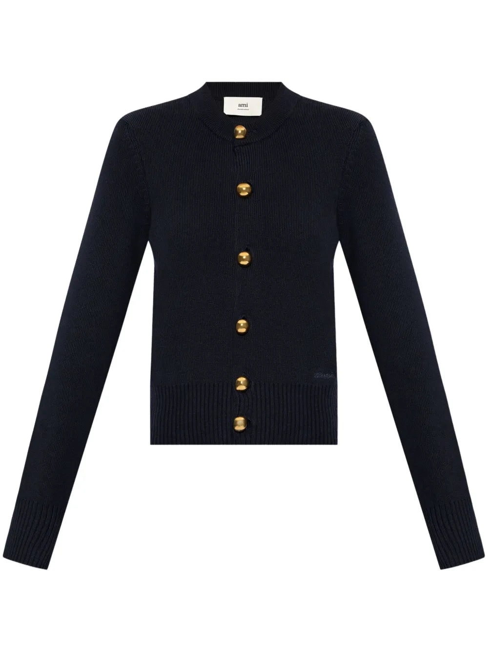 Logo-Embroidered Cardigan