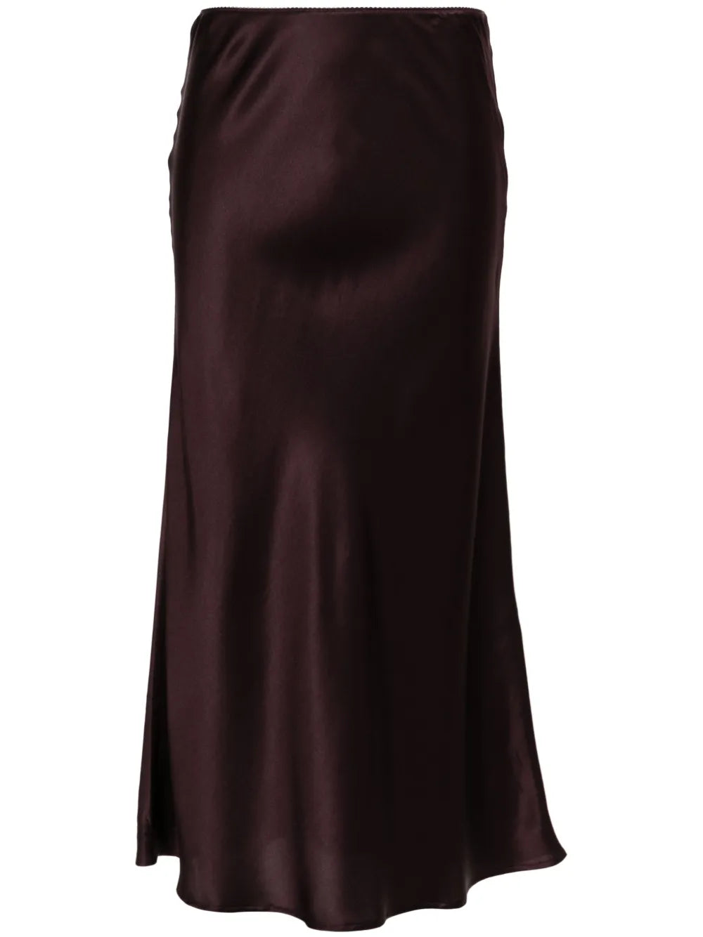 Satin Midi Skirt