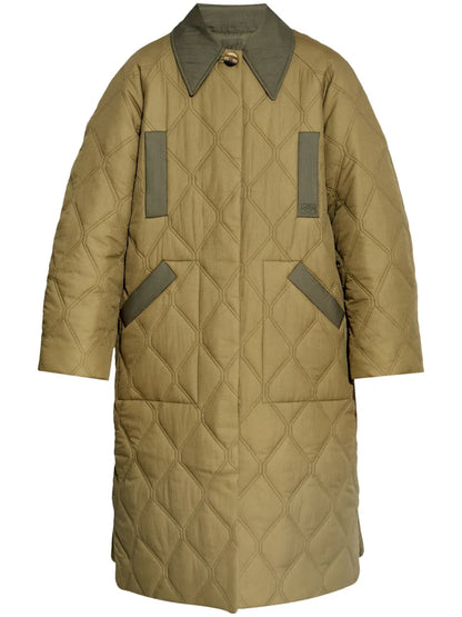 Single-Breasted Quilted Jacket
