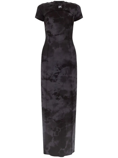 Logo-Embroidered Maxi Dress