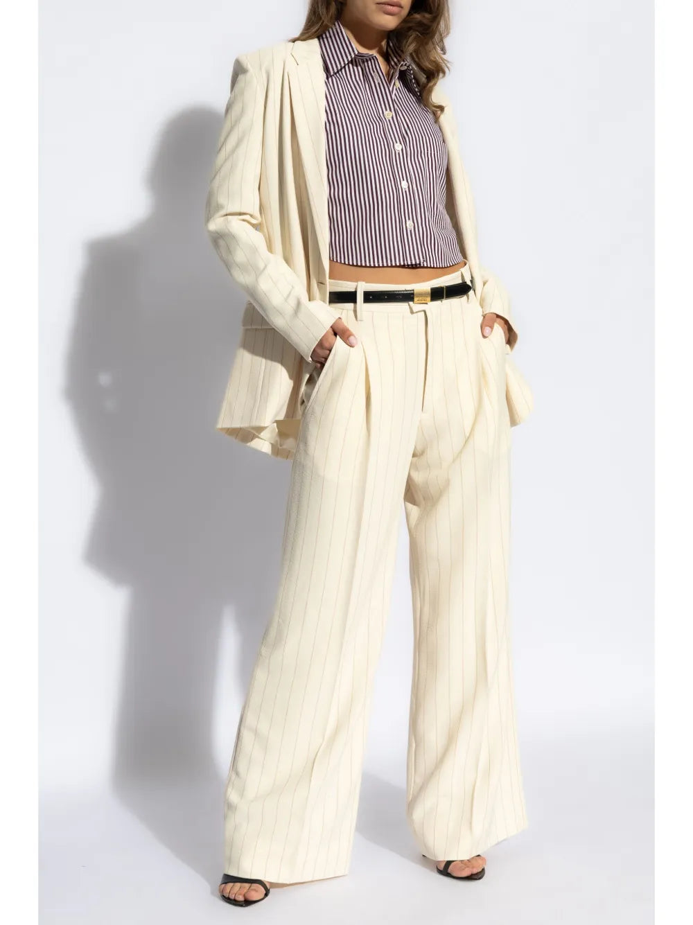 Romina Pinstripe Tailored Trousers