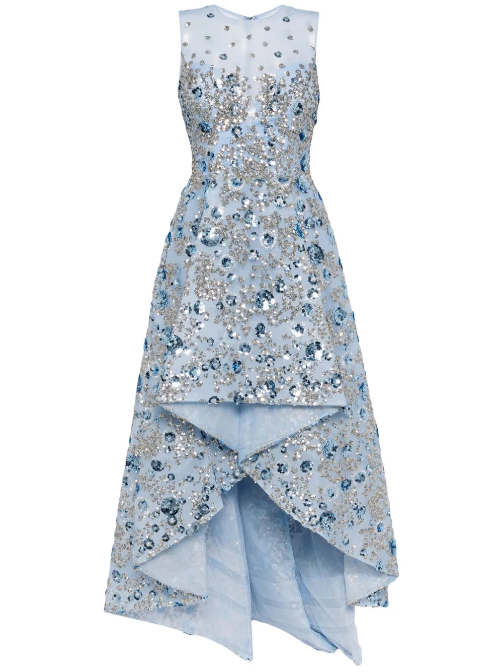 Sequin-Embellished Tulle Dress