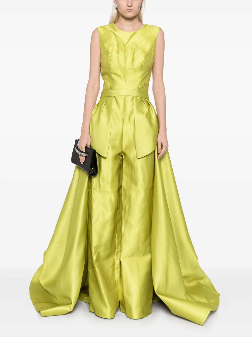 Mikado Classic Jumpsuit With Detachable Overskirt
