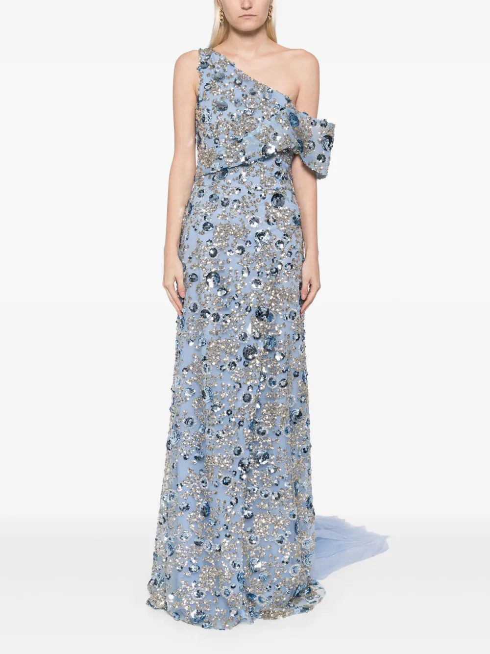 Off-Shoulder And One Shoulder Strap Dress