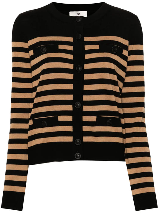 Striped Wool Cardigan