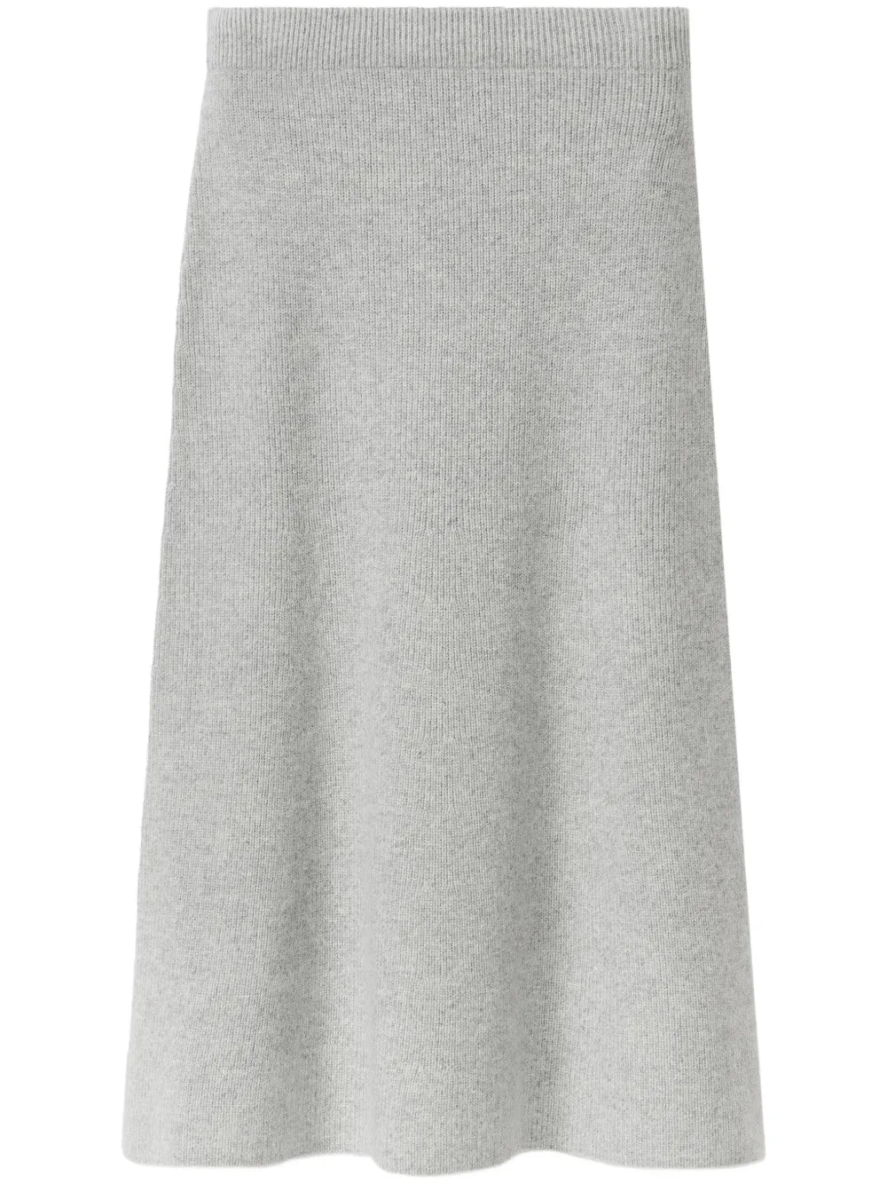Ribbed-Knit Midi Skirt