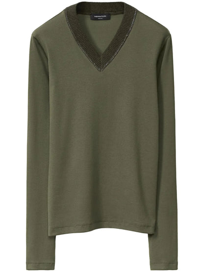 Jersey V-Neck T-Shirt