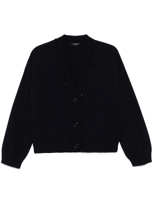 Sequin-Detailed Cardigan