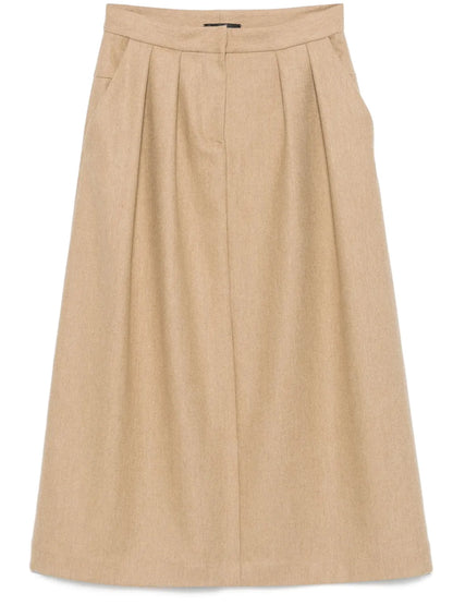 A-Line Midi Skirt