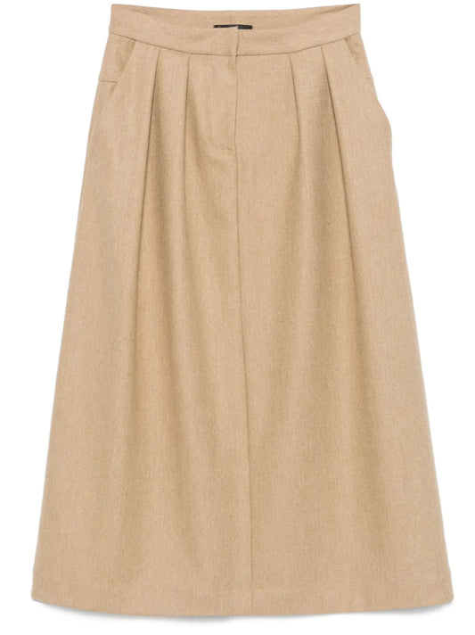 A-Line Midi Skirt
