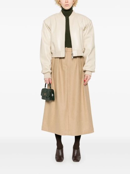 A-Line Midi Skirt