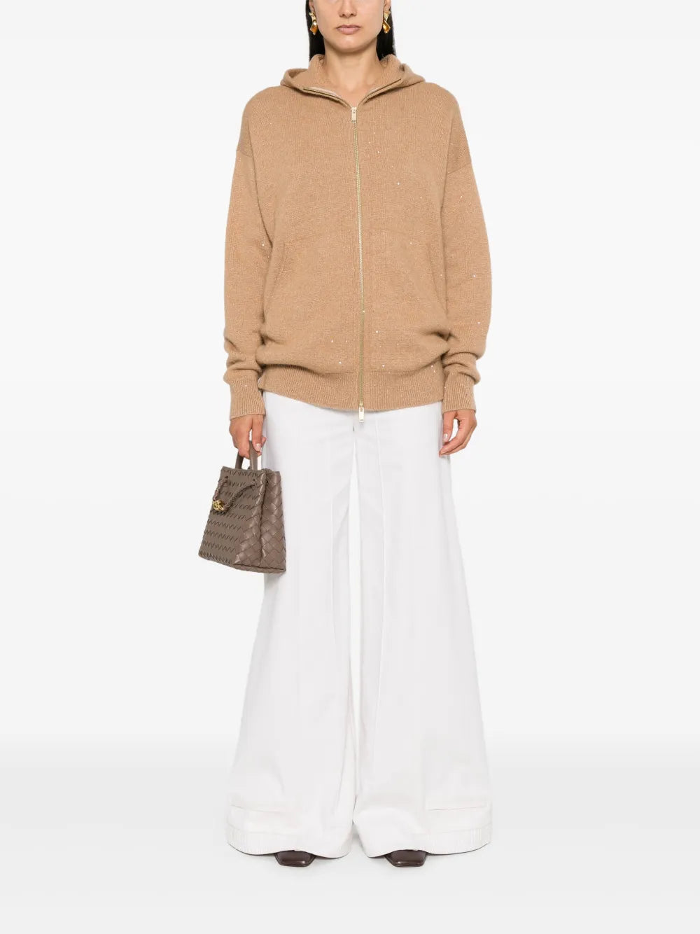 Sequin-Embellished Hoodie
