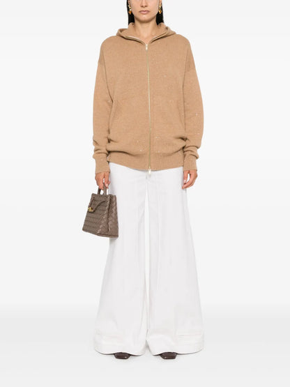 Sequin-Embellished Hoodie