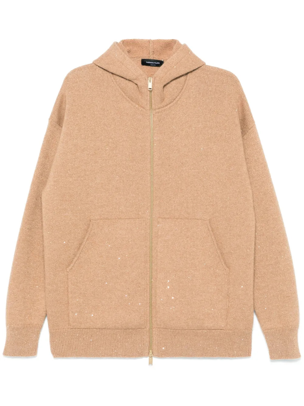 Sequin-Embellished Hoodie