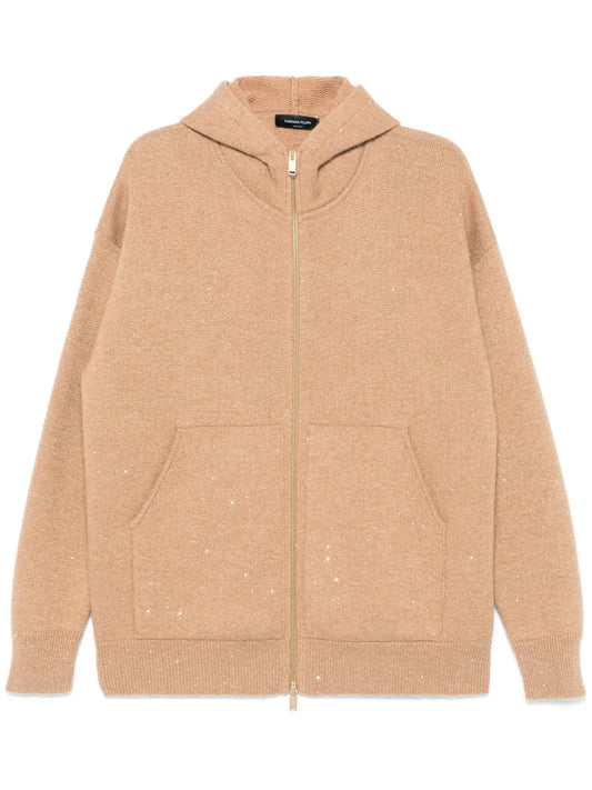 Sequin-Embellished Hoodie