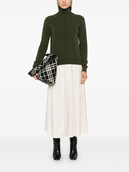 Platinum Bubble-Stitch Sweater