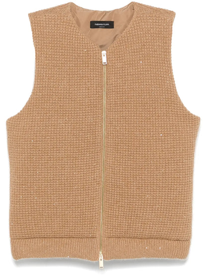 Sequin-Embellished Gilet