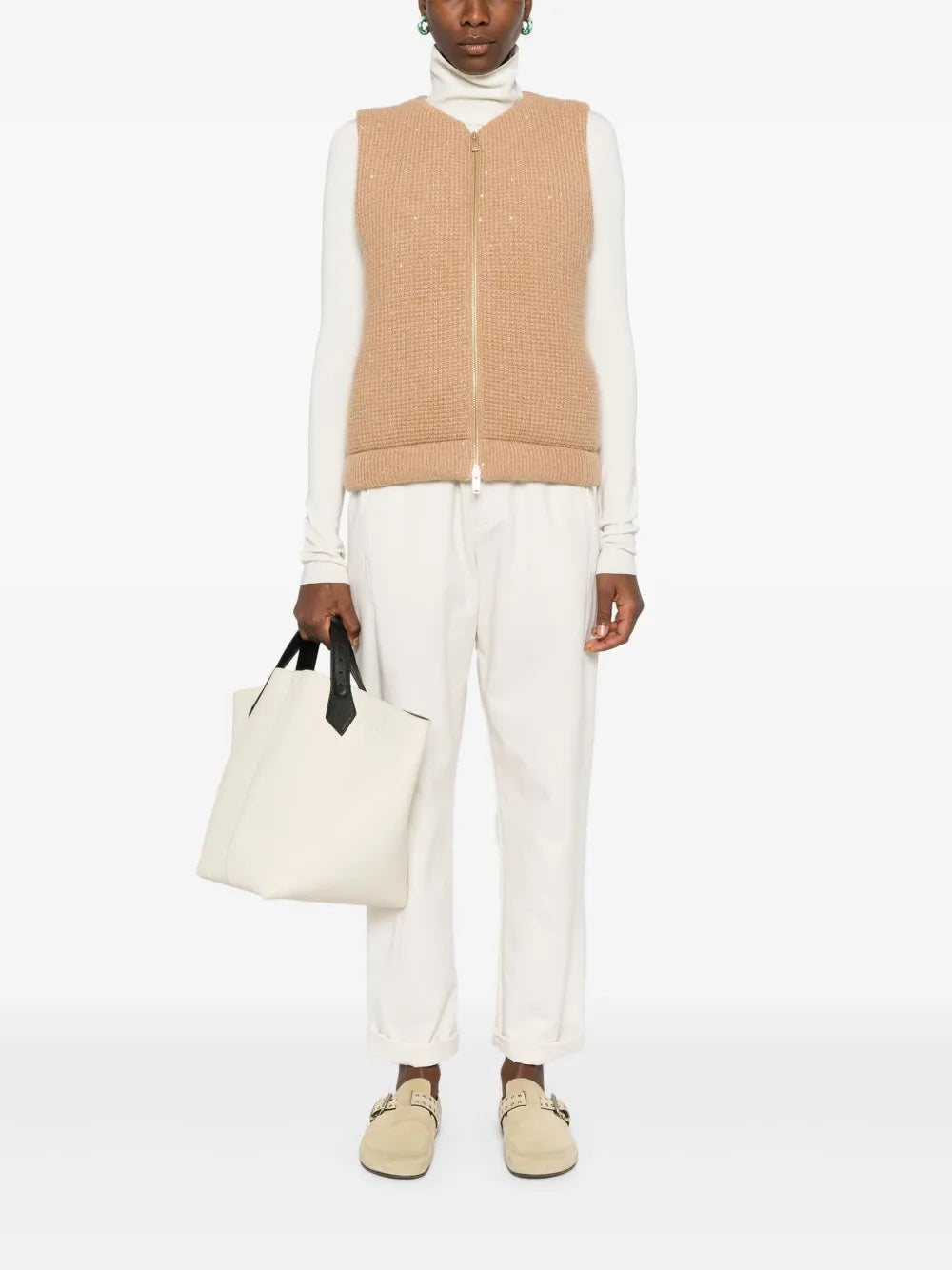 Sequin-Embellished Gilet