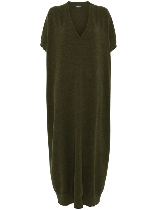 V-Neck Knit Kaftan