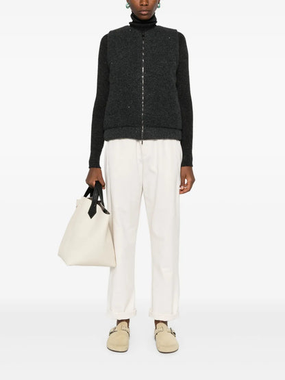 Sequin-Embellished Gilet