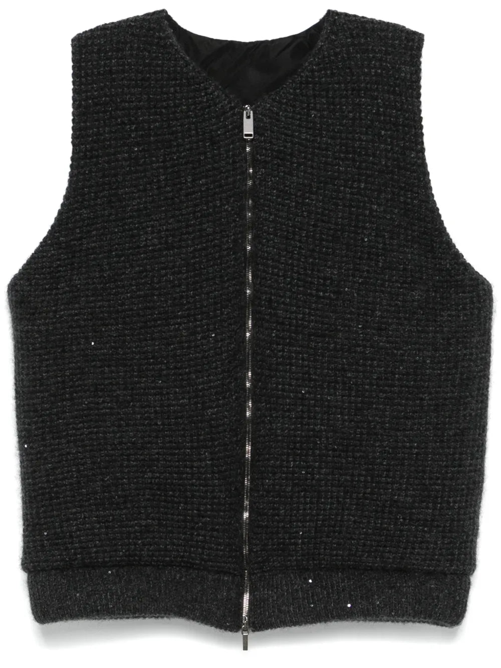 Sequin-Embellished Gilet