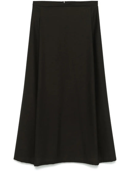Pleated Midi Skirt