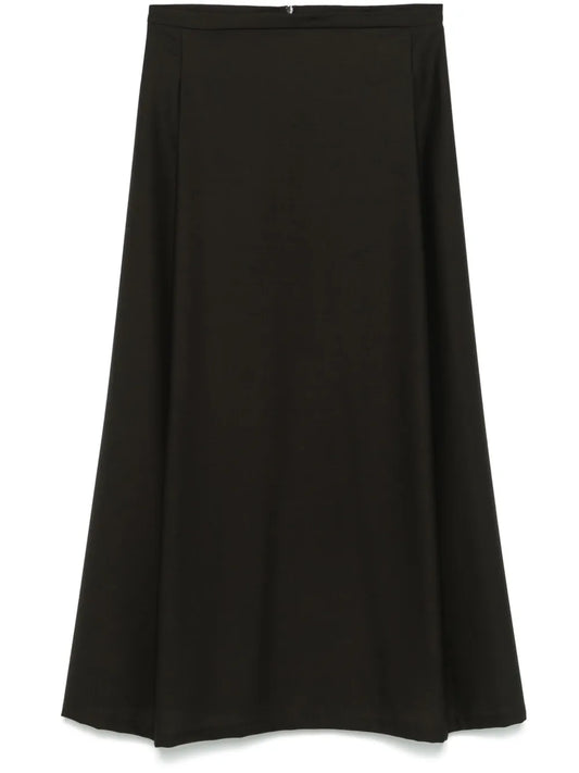 Pleated Midi Skirt