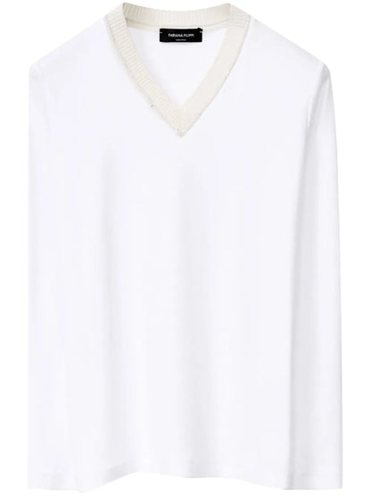 Jersey V-Neck T-Shirt