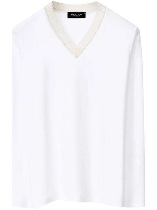 Jersey V-Neck T-Shirt