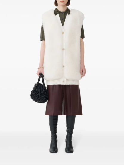 Embroidered Collar Polo Top