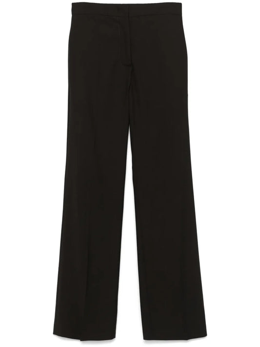 Low-Rise Straight-Leg Trousers