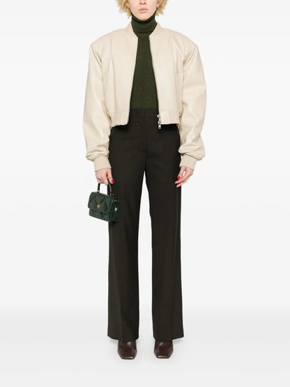 Low-Rise Straight-Leg Trousers