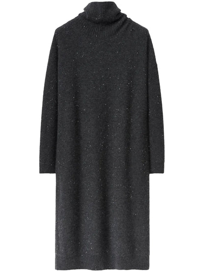 Sequinned Knit Dress