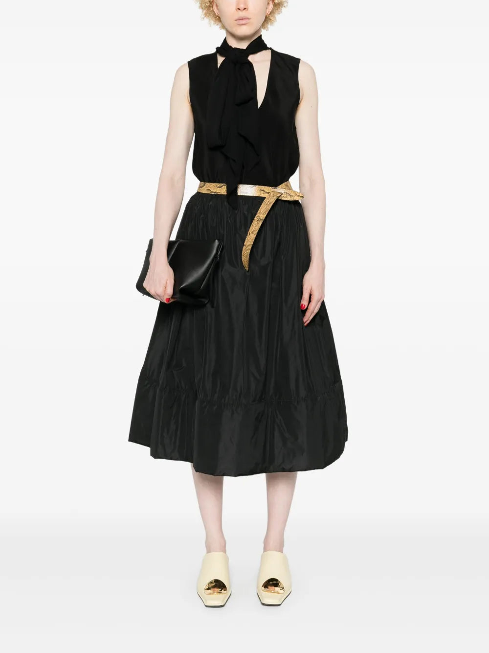 A-Line Midi Skirt