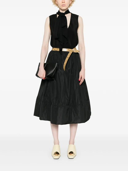A-Line Midi Skirt