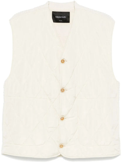 Diamond-Quilted Gilet