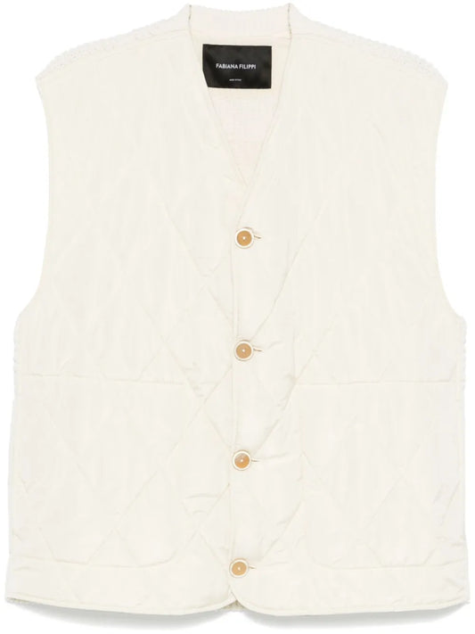 Diamond-Quilted Gilet