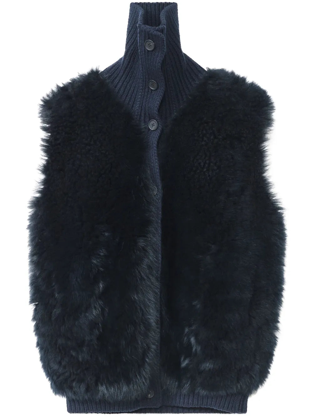 Shearling-Panelled Vest