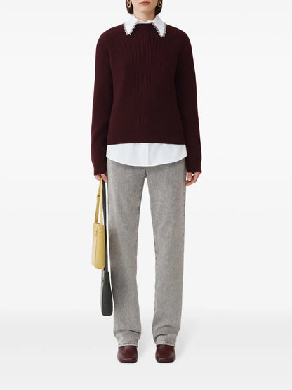 Stretch-Cotton Straight-Leg Jeans
