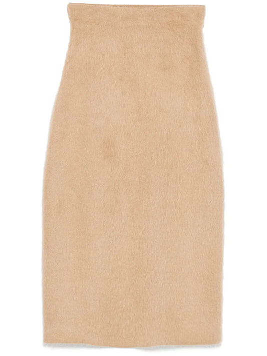 Brushed Mohair Skirt