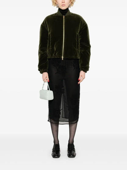 Velvet Bomber Jacket