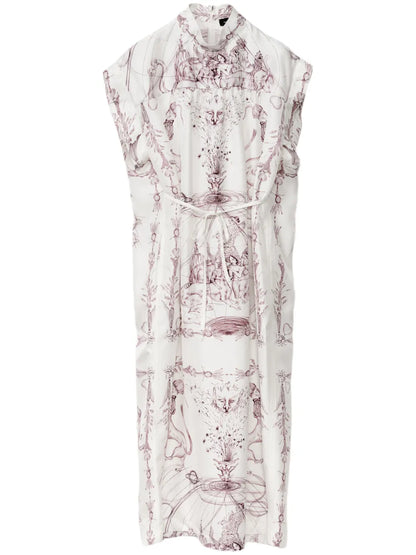 Printed Silk Dress